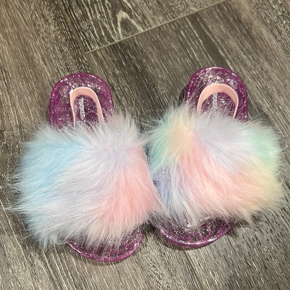 Tucker + Tate Faux Fur Slides